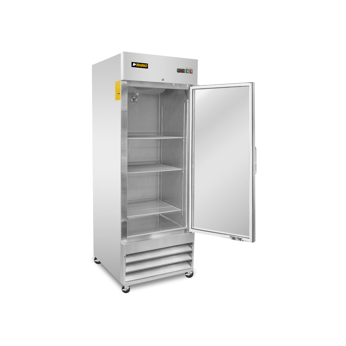Congelador Vertical de Acero Inoxidable con Puerta de Cristal Rhino CONVECRI-23