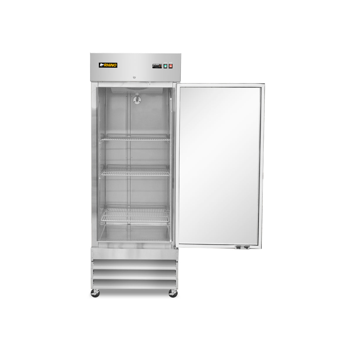 Congelador Vertical de Acero Inoxidable con Puerta de Cristal Rhino CONVECRI-23