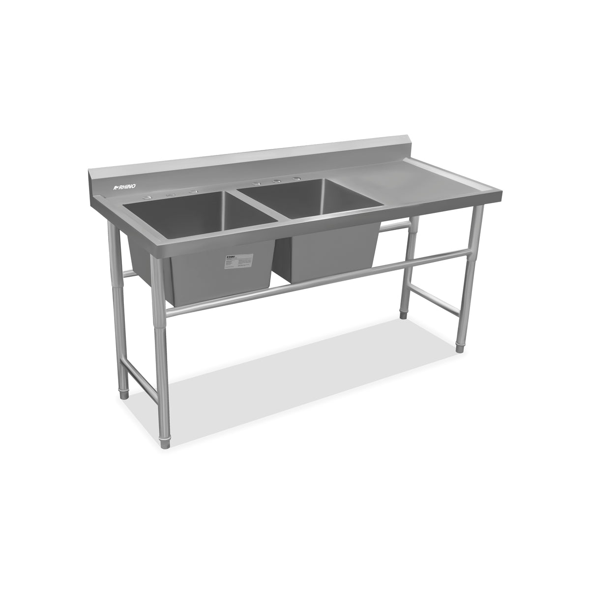 Fregadero de Dos Tarjas Rhino FREGA-2T