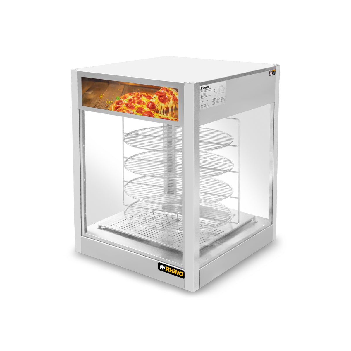 Vitrina Calentadora de Pizza Rhino VICAPI-177L