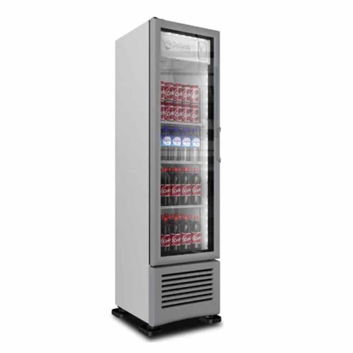 Refrigerador Vertical 1 Puerta Cristal Luz Led 115V. 1/6 HP Imbera VR08 1023672
