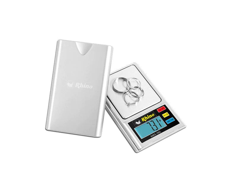 Básculas De Precisión Rhino Babol-100G Electrónica Contadora Baterías Acero Inoxidable 100 G