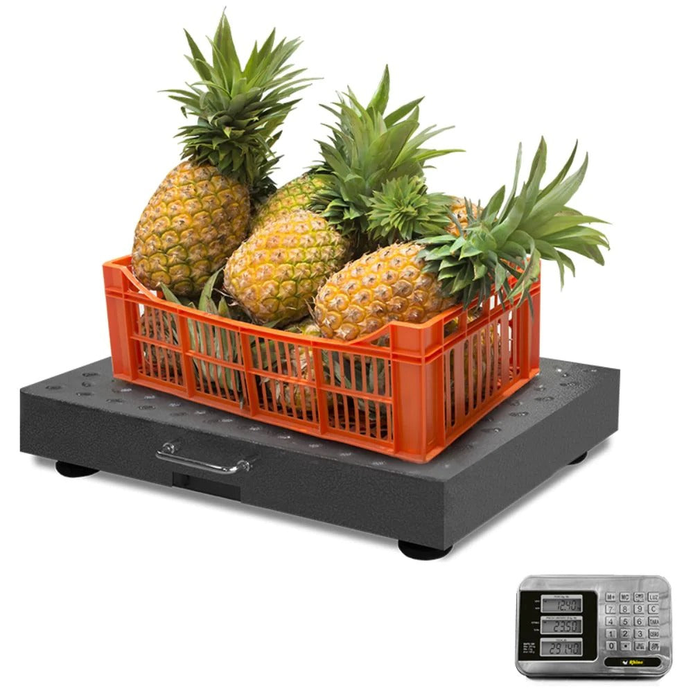 Básculas De Plataforma Rhino Bapic-300 Acero Al Carbono 300 Kg