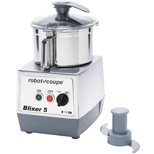 Procesador Alimentos Robot Coupe BLIXER 5 5.5 Qt. Dos velocidades Tazón Acero Inoxidable