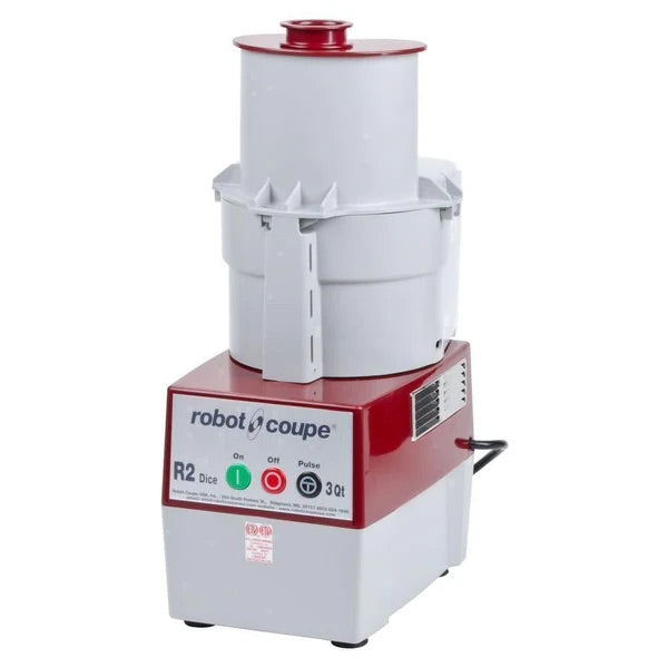 Procesador Alimentos 3 litros con mango Robot Coupe R2 DICE CLR
