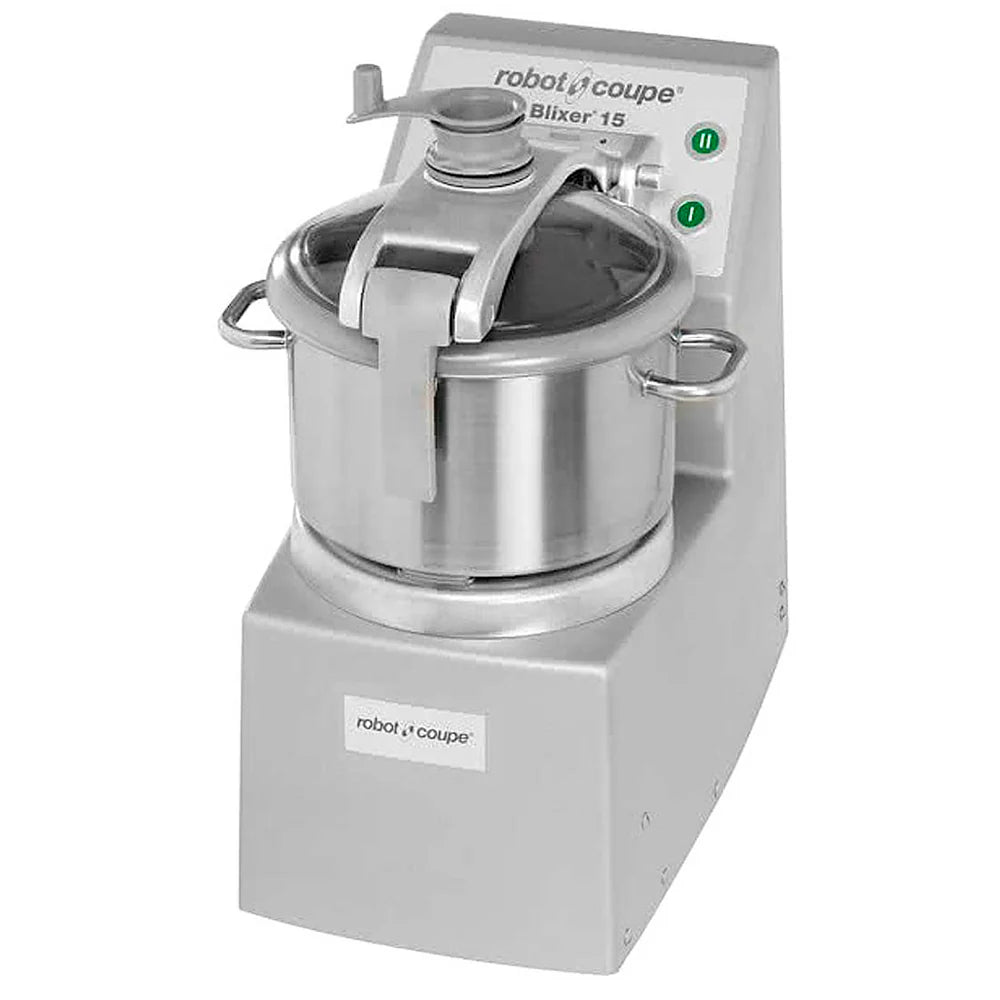 Procesador Alimentos Robot Coupe BLIXER 15 Trifásico Tazón Acero Inoxidable Dos velocidades 4.5 HP