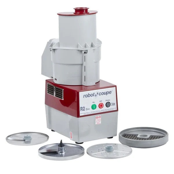 Procesador Alimentos 3 litros con mango Robot Coupe R2 DICE CLR
