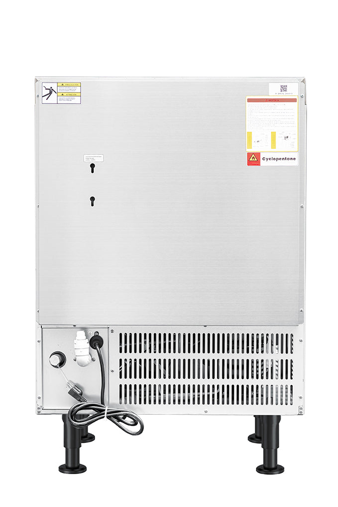 Máquina de hielo en cubo, bajo mostrador, Seal Frost SF-289S, 127 kg en 24 hr.
