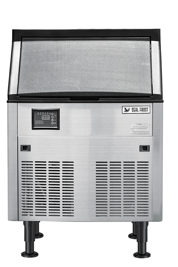 Máquina de hielo en cubo, bajo mostrador, Seal Frost SF-289S, 127 kg en 24 hr.