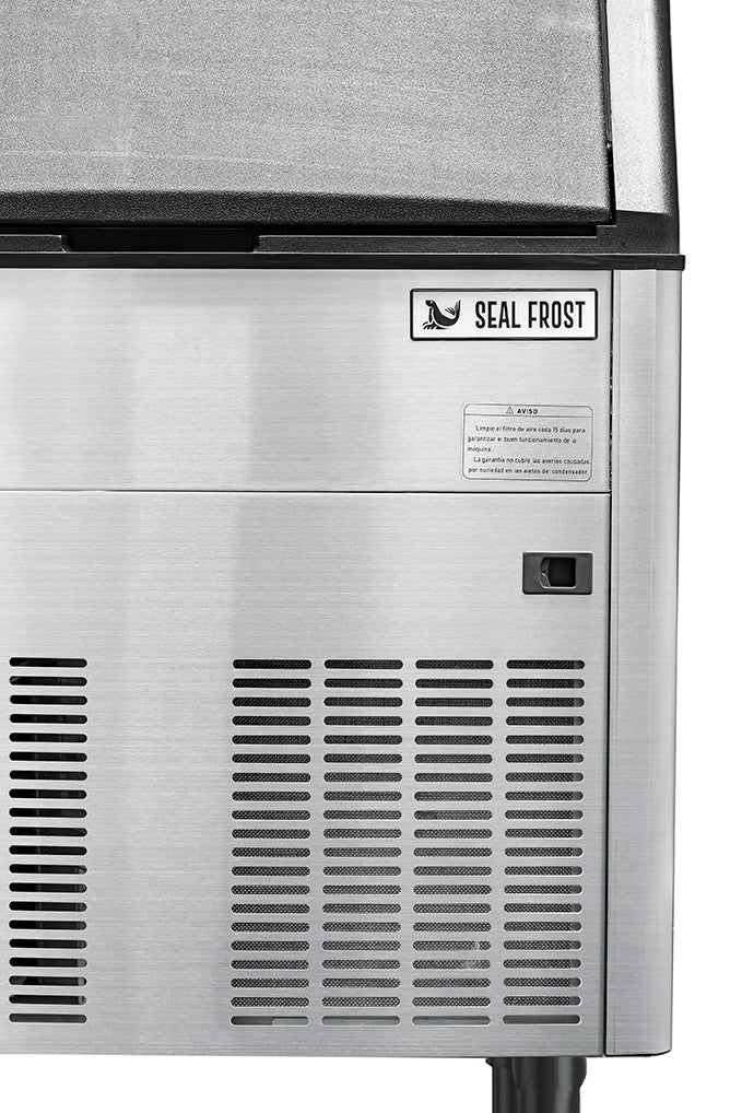 Máquina de hielo en cubo, bajo mostrador, Seal Frost SF-289S, 127 kg en 24 hr.