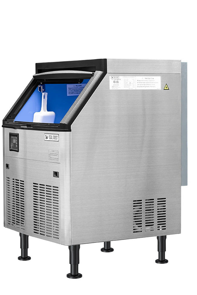 Máquina de hielo en cubo, bajo mostrador, Seal Frost SF-289S, 127 kg en 24 hr.