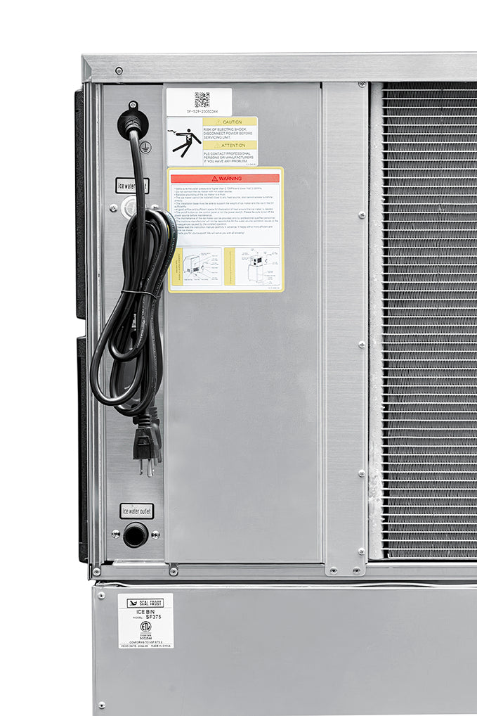 Máquina de hielo en cubo, modular, Seal Frost SF-529S 225 kg en 24 hr.