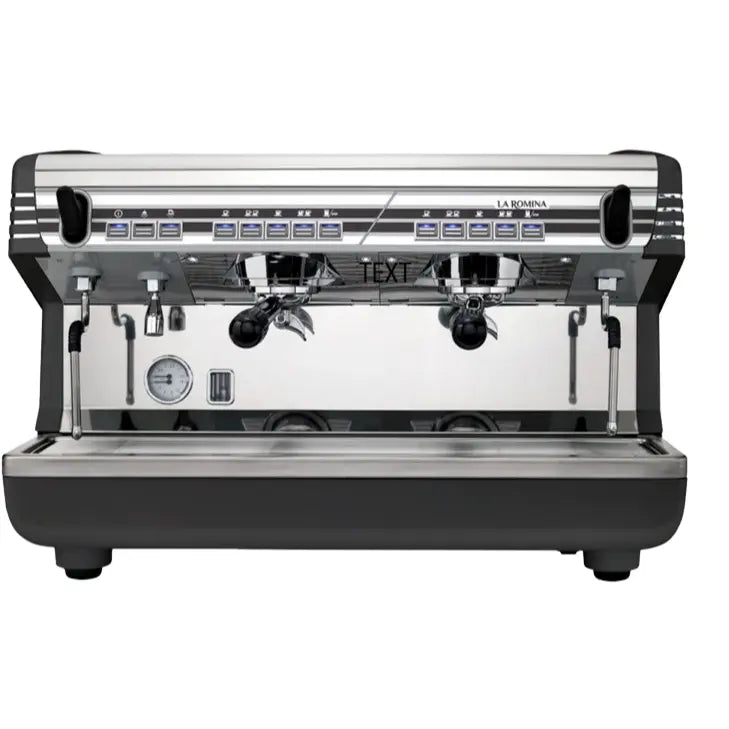 Paquete Cafetera de espresso de 2 grupos Simonelli La Romina y Molino de cafe Eureka Dario
