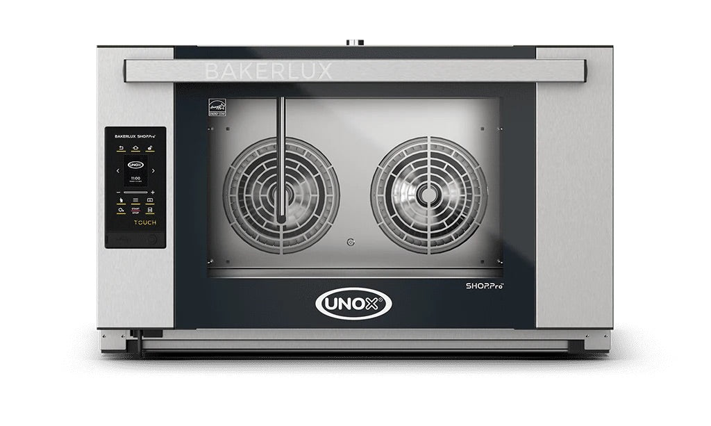 Horno de Convección BAKERLUX SHOP.Pro™ TOUCH Unox. Modelo ROSSELLA XAFR-04FS-ETDV