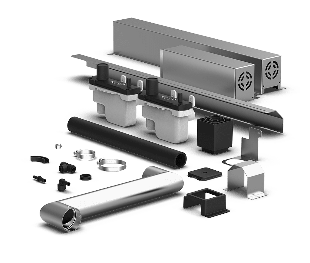 Kit de superposición para hornos de gas Unox XEVQC-0011-G