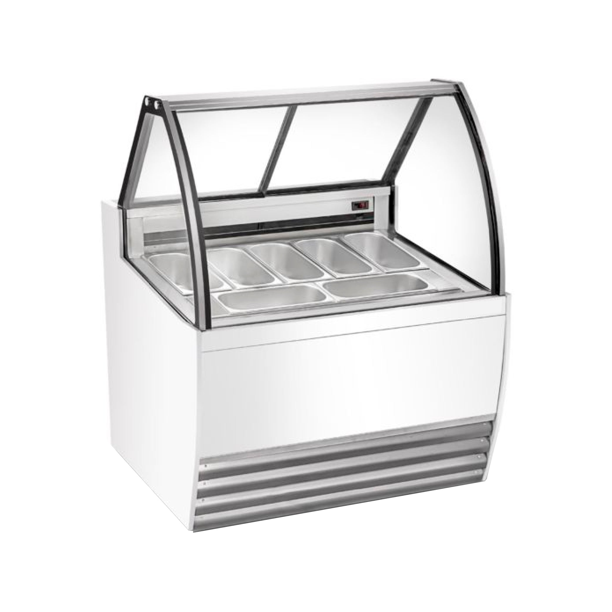 Vitrina exhibidora de helados de 10 insertos Migsa Modelo DW-10