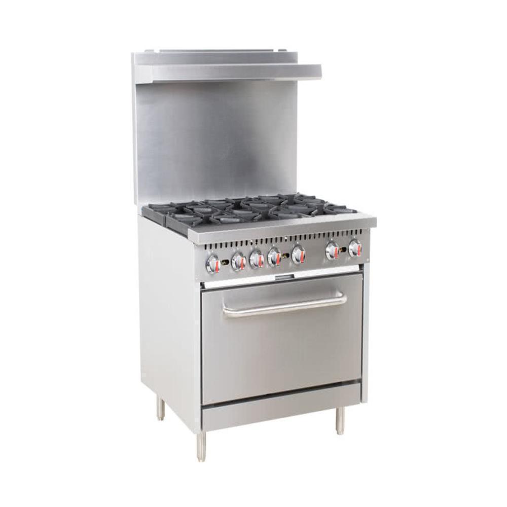 Estufa con horno Marca Hobart Modelo SX36-6BP freeshipping - Innova FoodService