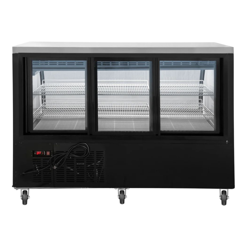 Vitrina Cremera Cristal Curvo, 3 Puertas, 20.4 Pies Drago VCI-200