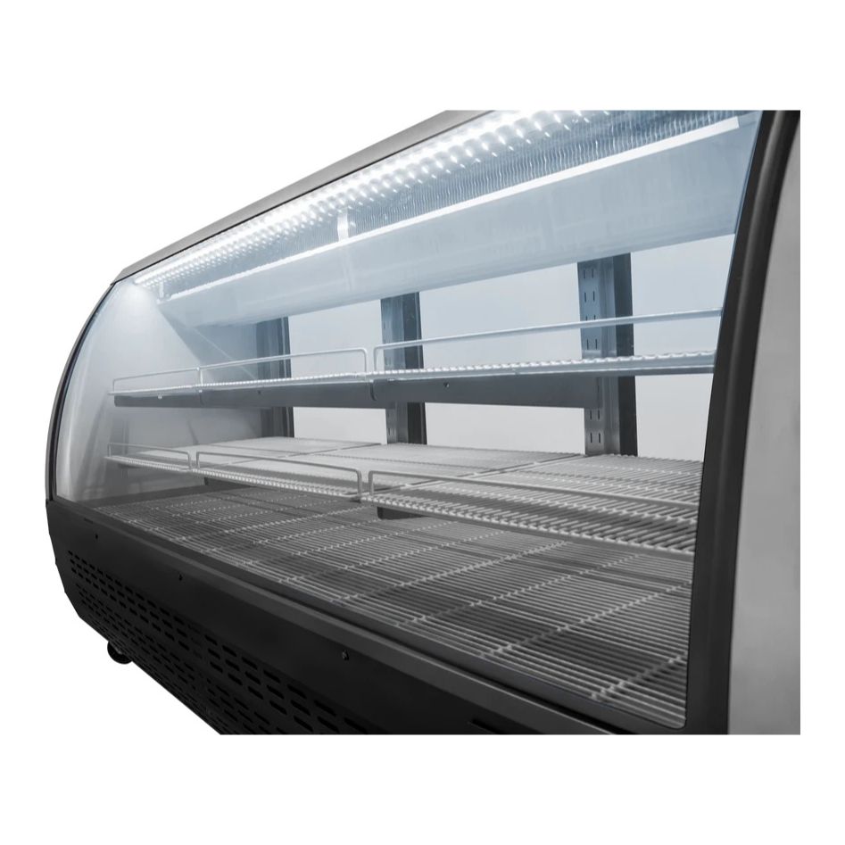 Vitrina Cremera Cristal Curvo, 3 Puertas, 15.3 Pies Drago VCI-163