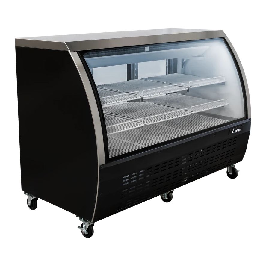 Vitrina Cremera Cristal Curvo, 3 Puertas, 20.4 Pies Drago VCI-200