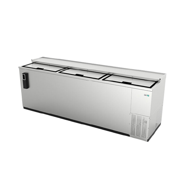 Refrigerador botellero acero inoxidable 243 cm. marca Asber modelo ADBC-94-S HC freeshipping - Innova FoodService