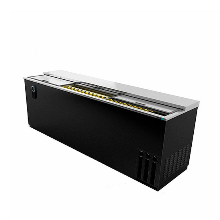 Refrigerador botellero negro 243 cm. marca Asber modelo ADBC-94 HC freeshipping - Innova FoodService