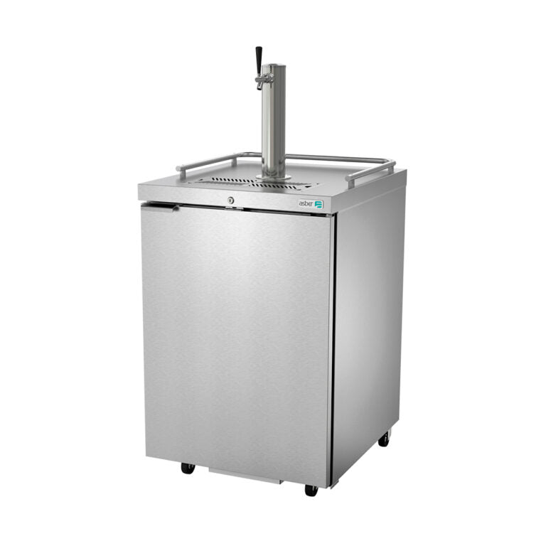 Dispensador de cerveza de 1 barril 62 cm. marca Asber modelo ADDC-23-S HC freeshipping - Innova FoodService