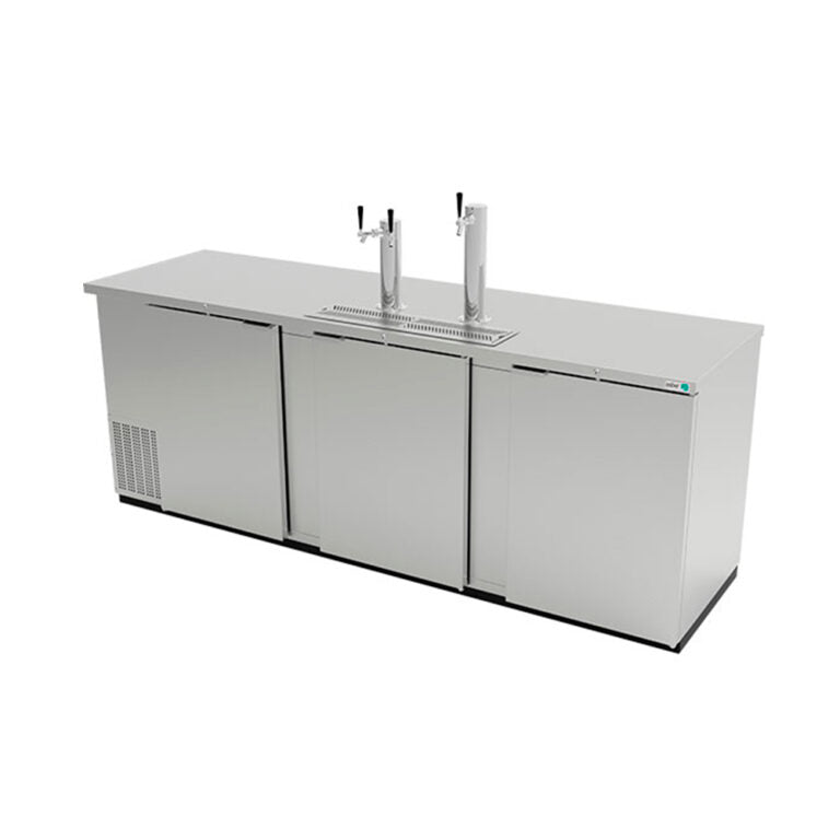 Dispensador de cerveza de 3 barriles 177 cm. marca Asber modelo ADDC-94-S HC freeshipping - Innova FoodService
