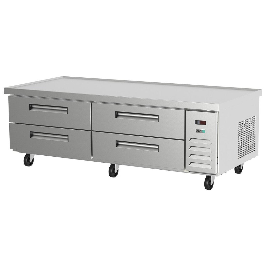 Base Refrigerada con 4 cajones marca Asber modelo ACBR-72 HC freeshipping - Innova FoodService