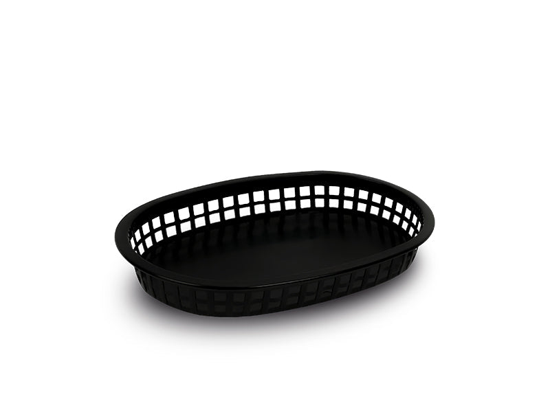 Caledonia-Utensilios-Para-Restaurante-Y-Bar
-Camob-N-Canasta-De-Plástico-Oblonga-Color-Negro-12-Pack