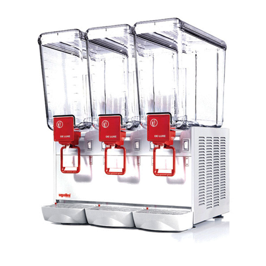 Despachador de bebidas de 3 tazones de 20 litros Marca Ugolini Modelo D20/3 freeshipping - Innova FoodService