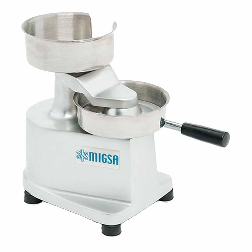 Formadora de carne para hamburguesas manual Marca Migsa Modelo HF-130 freeshipping - Innova FoodService