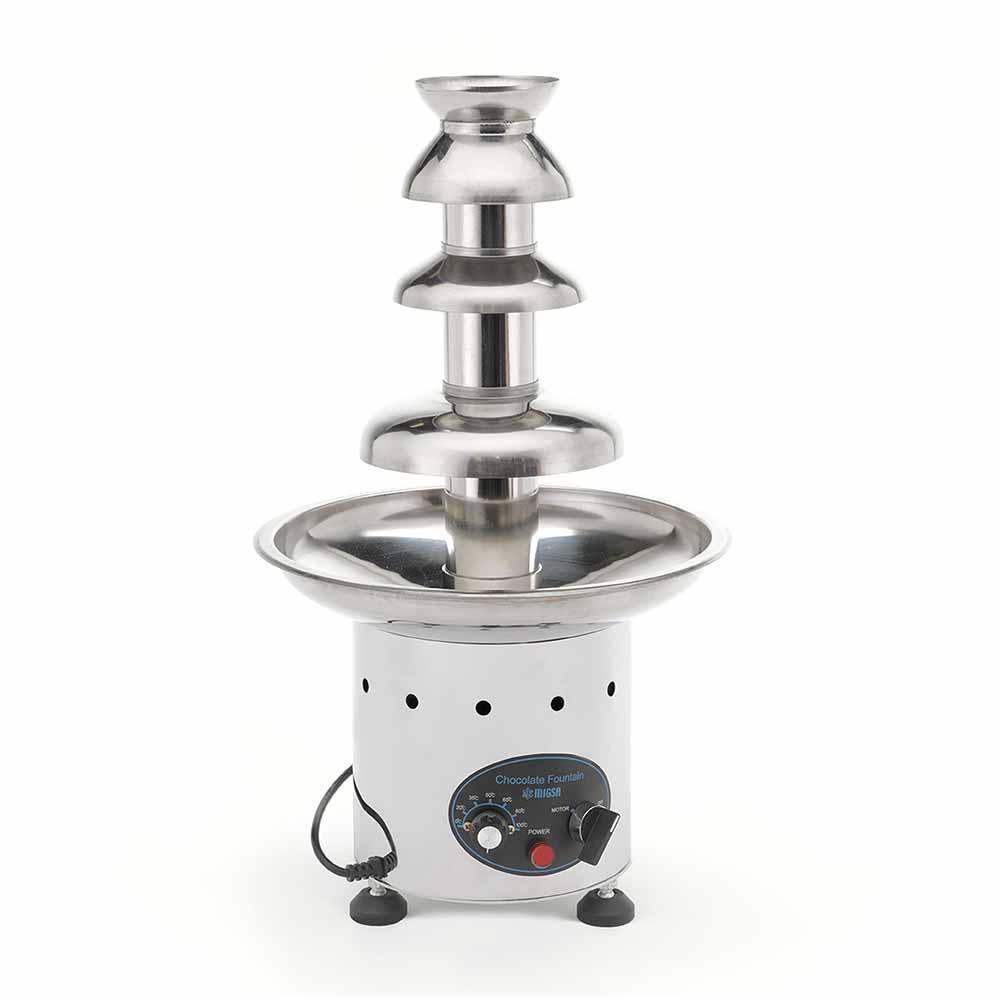 Fuente de chocolate profesional de 3 cascadas Marca Migsa Modelo CF-21A freeshipping - Innova FoodService