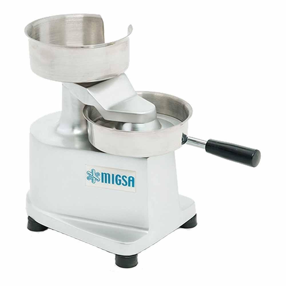 Formadora de carne para hamburguesas manual Marca Migsa Modelo HF-100 freeshipping - Innova FoodService