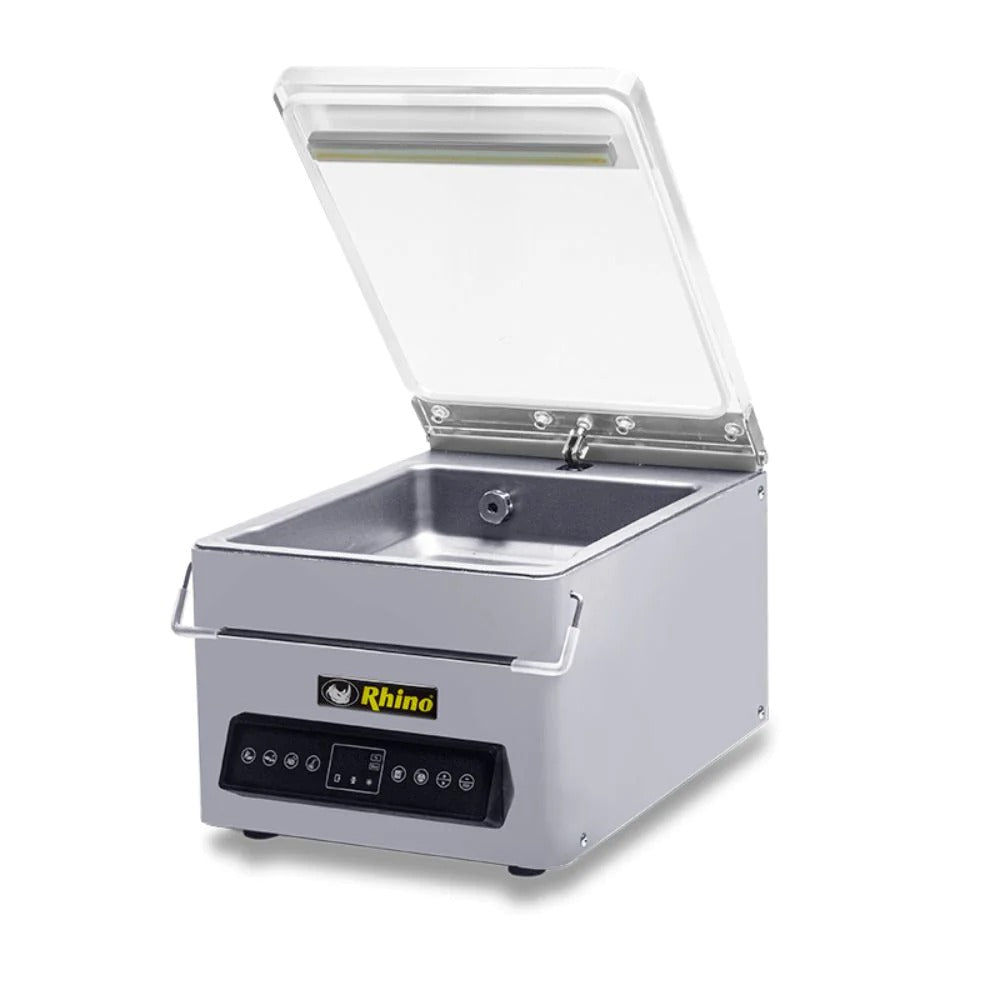 Maquinaria Comercial Rhino Evac-4 Empacadora Vacío Barra Selladora 21 Cm
