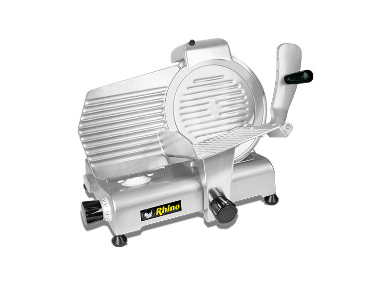 Maquinaria Comercial Rhino Sli-250 Rebanadora Cuchilla 250 Mm Acero Motor 1/5 Hp Embutidos