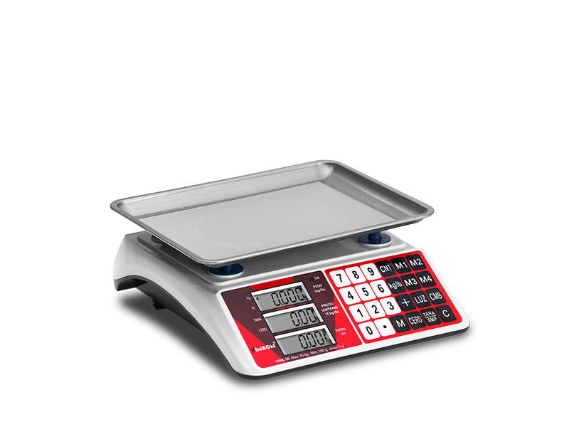 VinsonBásculas-De-Mostrador
-Vins-30-Multifuncional-Digital-30-Kg-