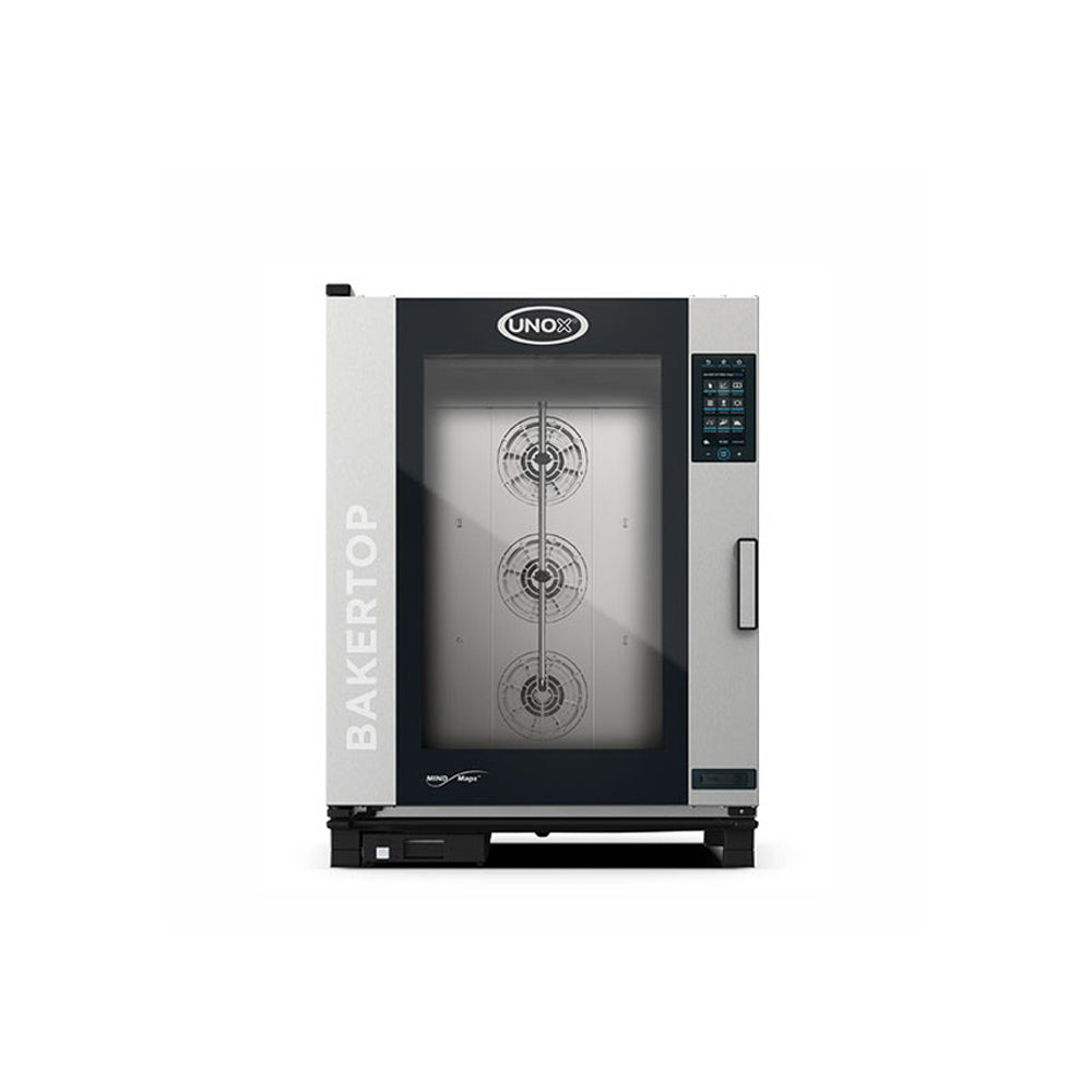Horno BAKERTOP MIND.Maps a Gas 8 niveles 650 x 450 Marca UNOX Modelo XAVC-10FS-GPRM-AL freeshipping - Innova FoodService