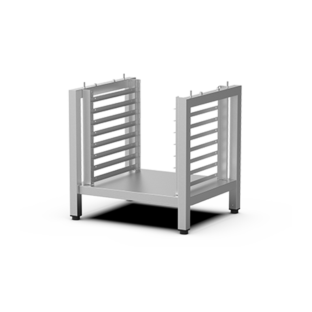 Stand alto abierto con soportes laterales para Evereo Cube Marca UNOX Modelo XWKRT-08HS-H freeshipping - Innova FoodService