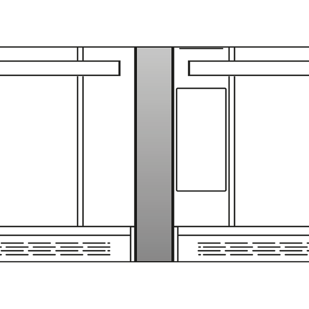 Kit para posicionar un equipo al lado del otro Marca Unox Modelo XUC169 freeshipping - Innova FoodService