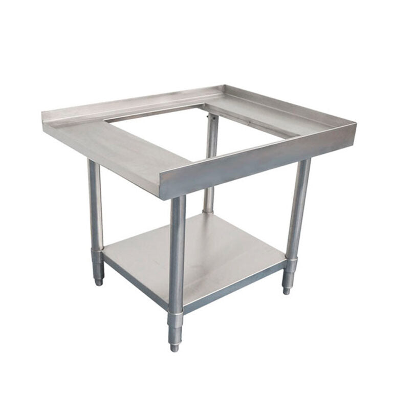 Base de perfil tubular en acero inoxidable marca Asber modelo AB-48 freeshipping - Innova FoodService