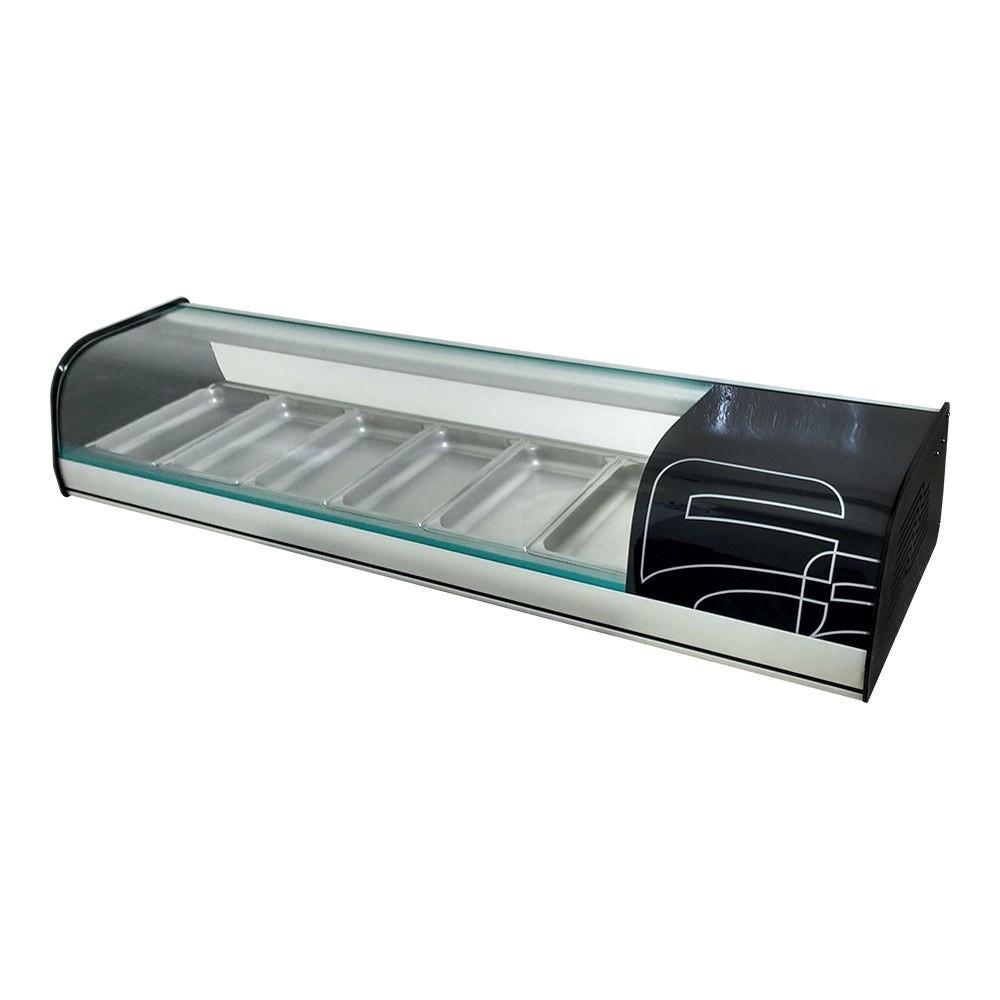 Vitrina Refrigerada para Tapas 6 insertos Sextos marca Asber modelo ACTC-55 HC freeshipping - Innova FoodService