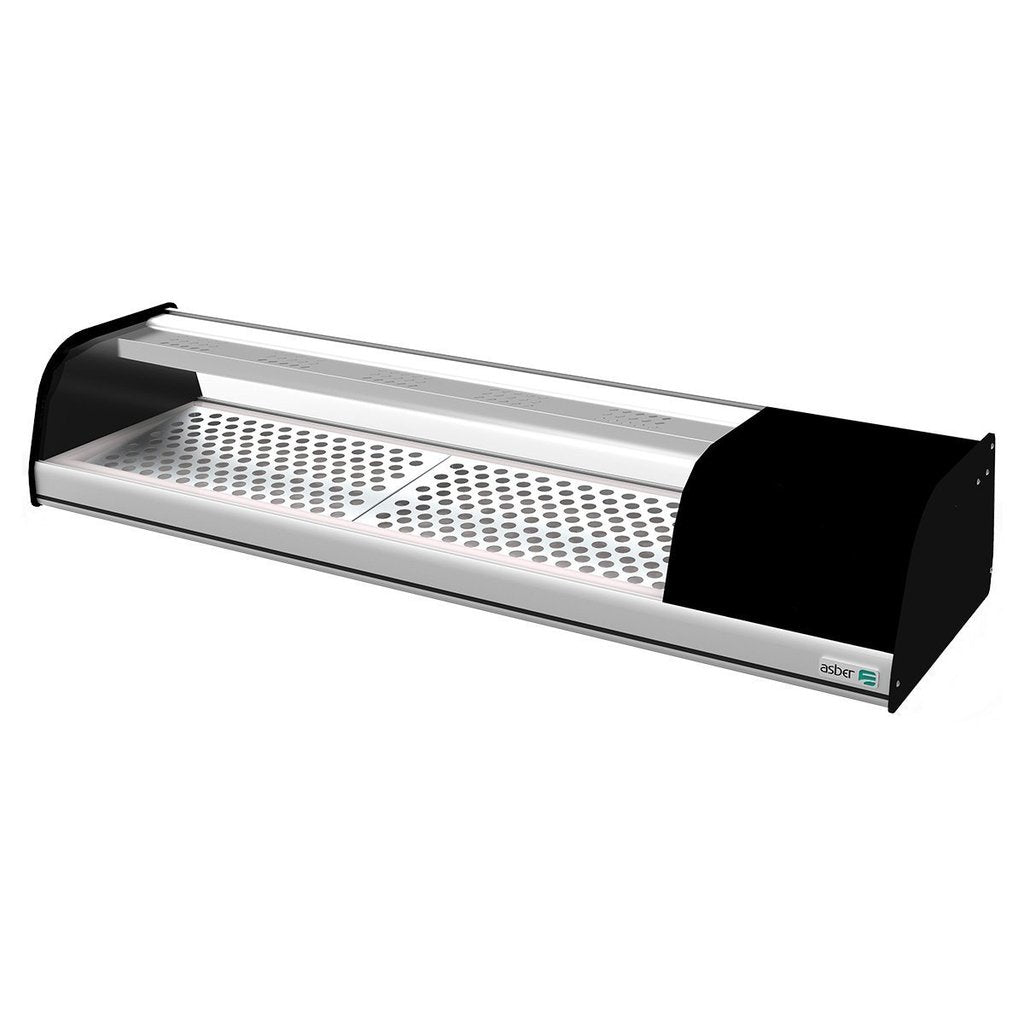 Vitrina Refrigerada sobre mostrador para Suhi 6 insertos sextos (no incluidos) marca Asber modelo ACTC-55 SL HC freeshipping - Innova FoodService