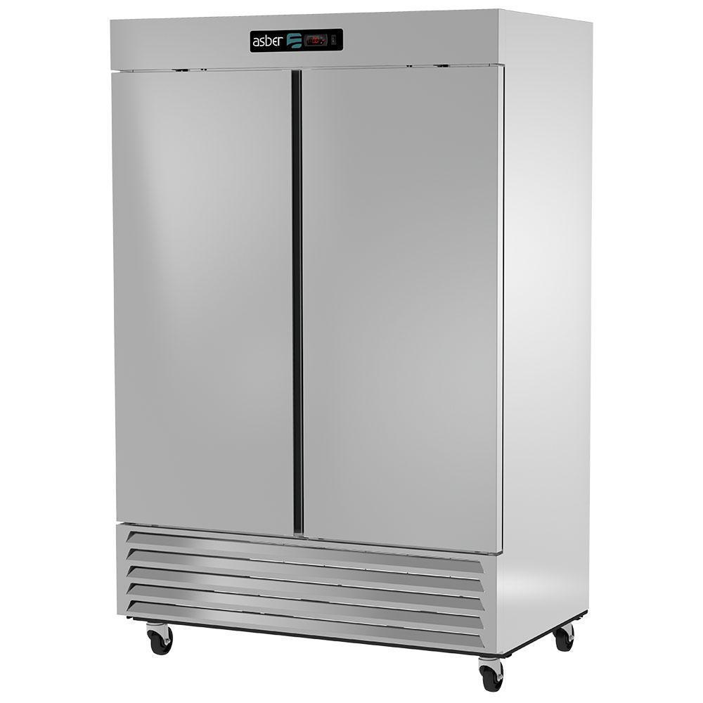 Congelador Vertical 2 puertas sólidas 49 pies cúbicos marca Asber modelo ARF-49-H HC freeshipping - Innova FoodService