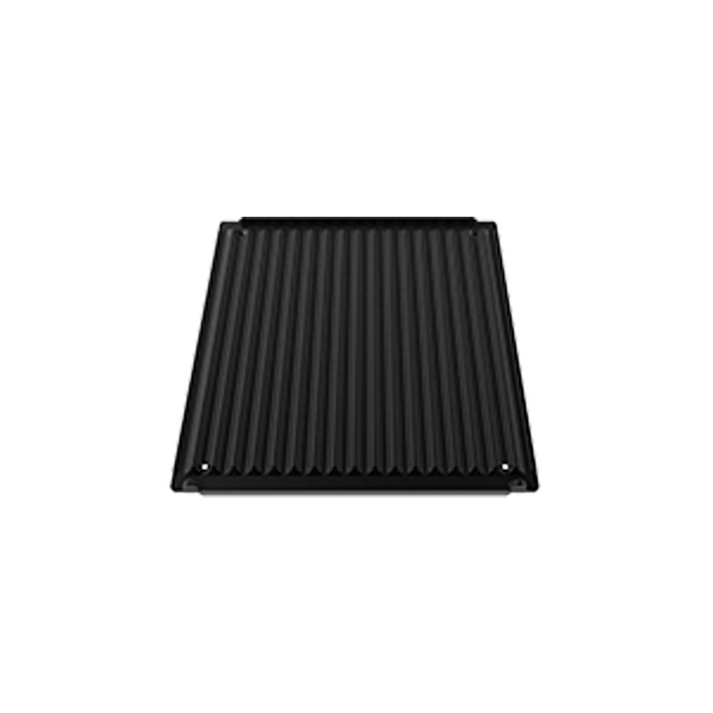 FAKIRO.GRILL plancha aluminio lisa-rayada GN 2/3 Marca UNOX Modelo TG770 freeshipping - Innova FoodService