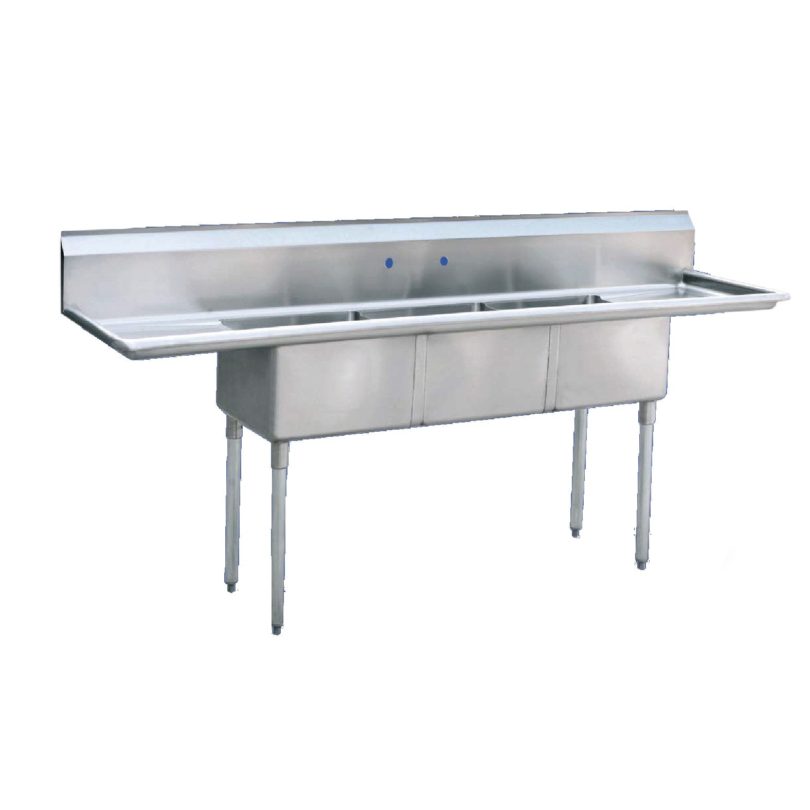 Fregadero de 3 tarjas King modelo F3T-01