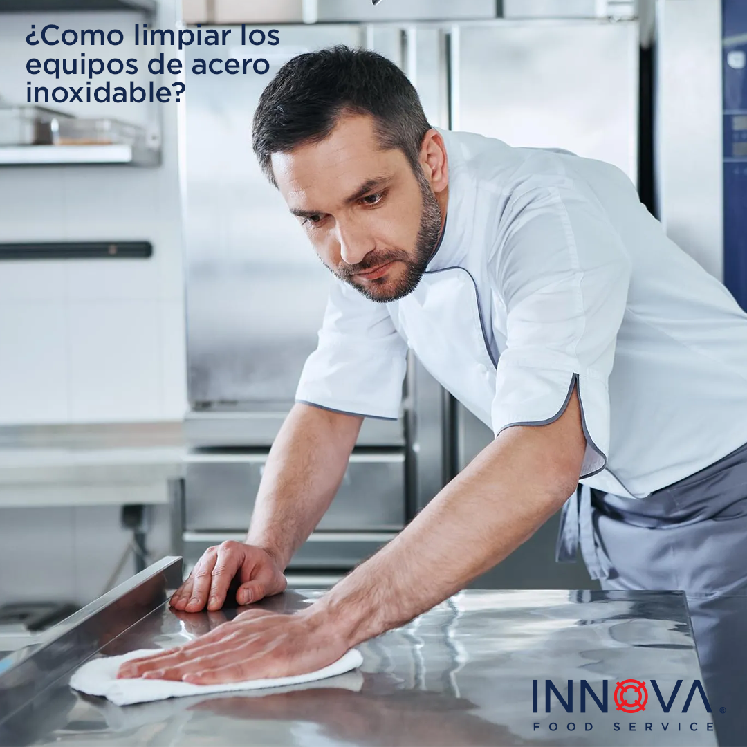 Cómo limpiar los equipos de acero inoxidable
