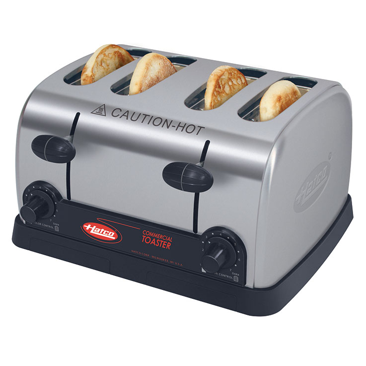 Tostador de pan automática Pop-Up 4 ranuras acero inoxidable Hatco TPT-120