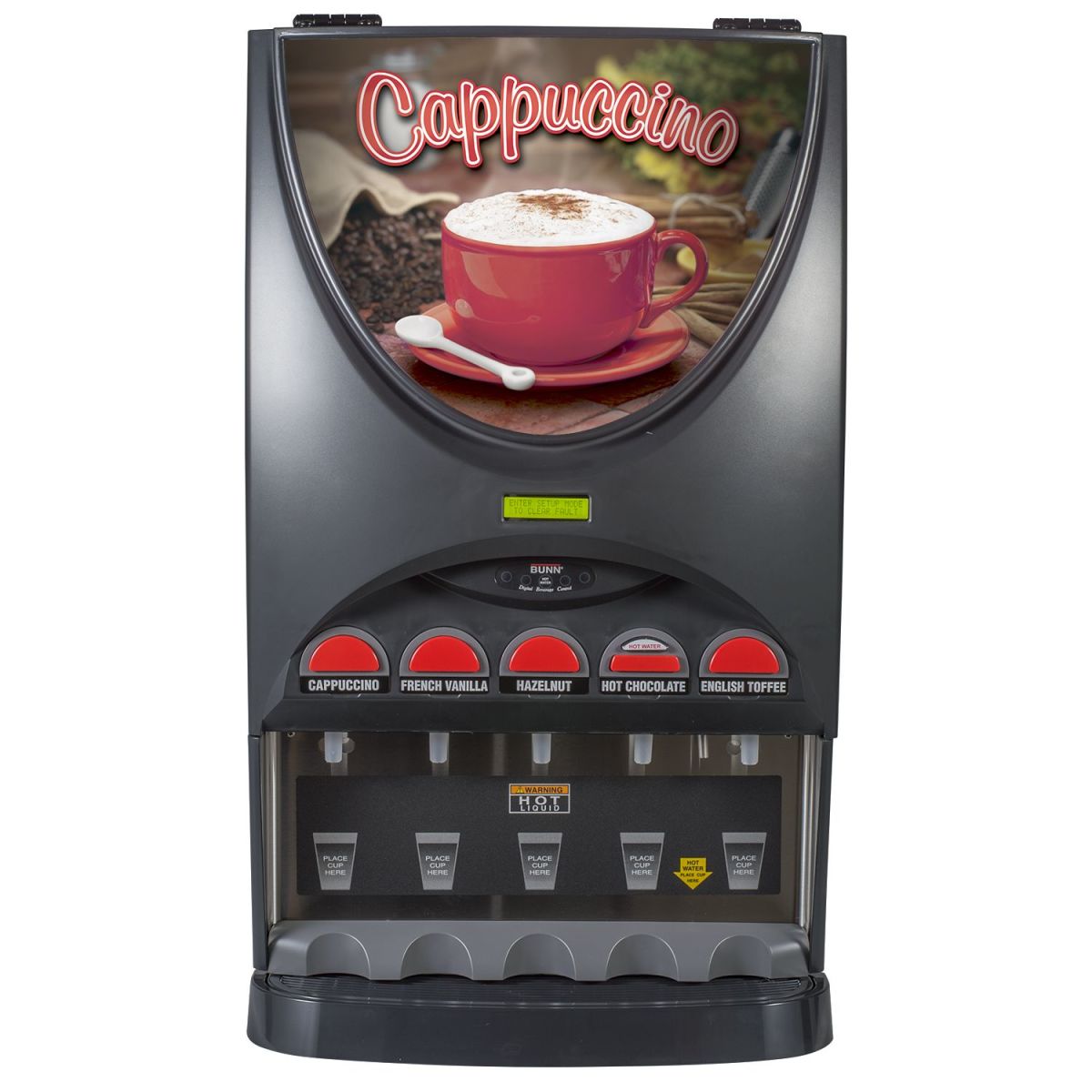 Dispensador de bebidas calientes para máquina de capuchino/expreso Bunn 37000.0022 iMIX-5