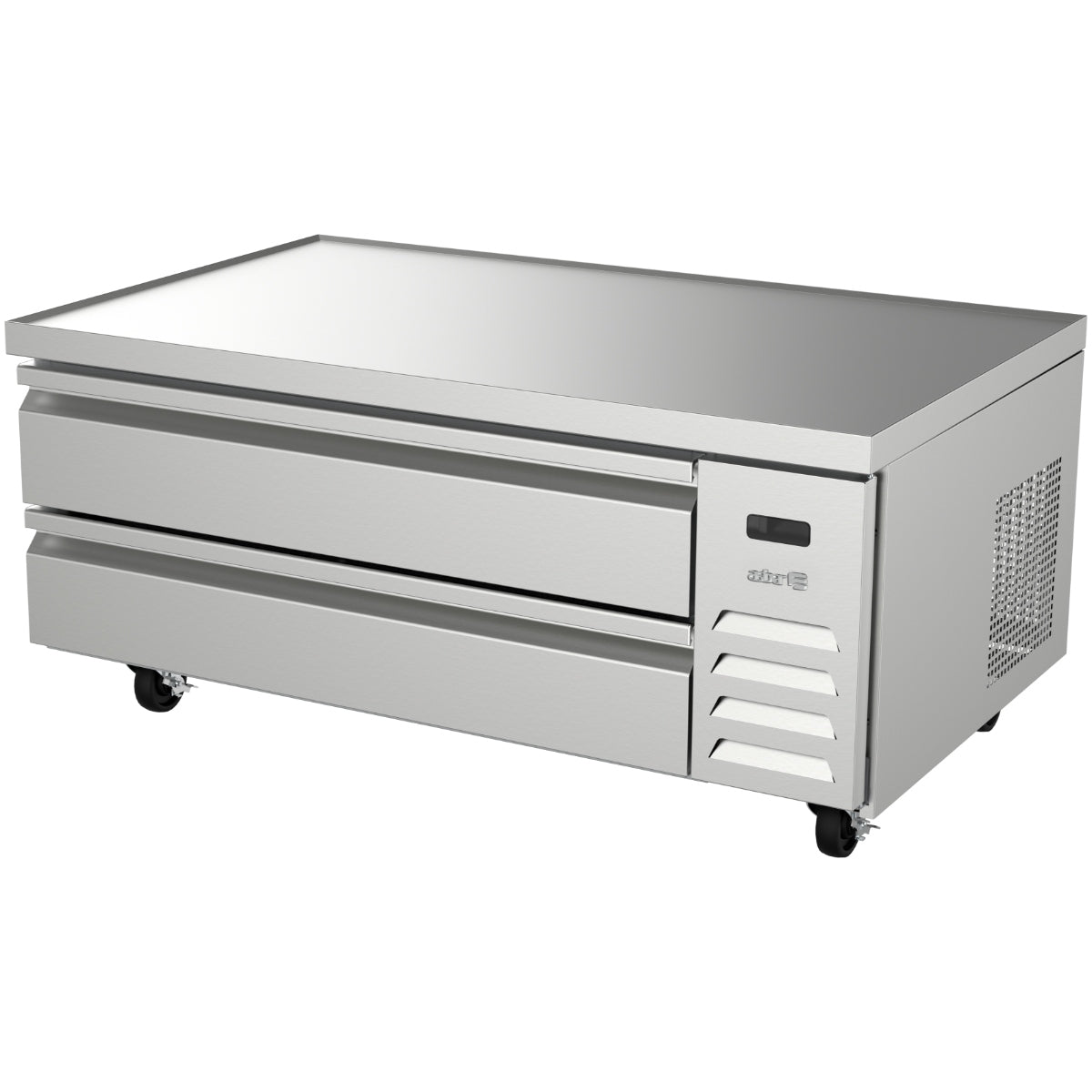 Base de Chef Refrigerada de 2 Cajones (6 x 1/1 GN) en Acero Inoxidable 115V R290 ASBER ACBR-52-HC